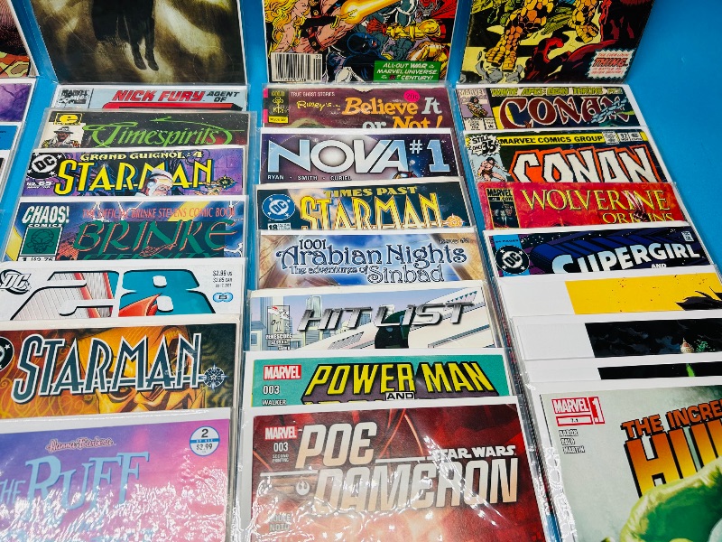 Photo 1 of 165347…final sale no returns/refunds-40 mixed comics in plastic sleeves 