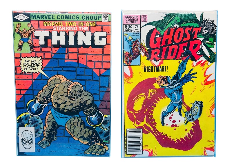 Photo 1 of 165349…2 vintage comics in plastic sleeves 