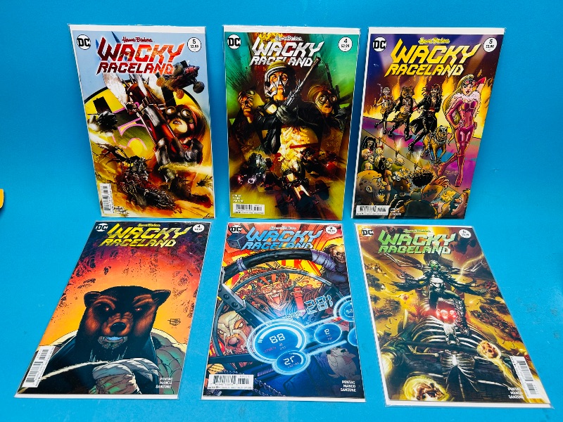 Photo 1 of 165355…6 Wacky Raceland comics in plastic sleeves 