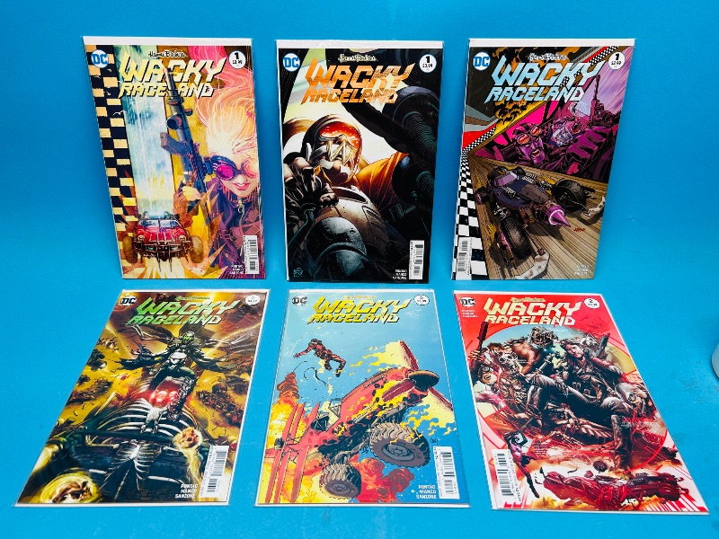 Photo 1 of 165356… 6 Wacky Raceland comics in plastic sleeves 