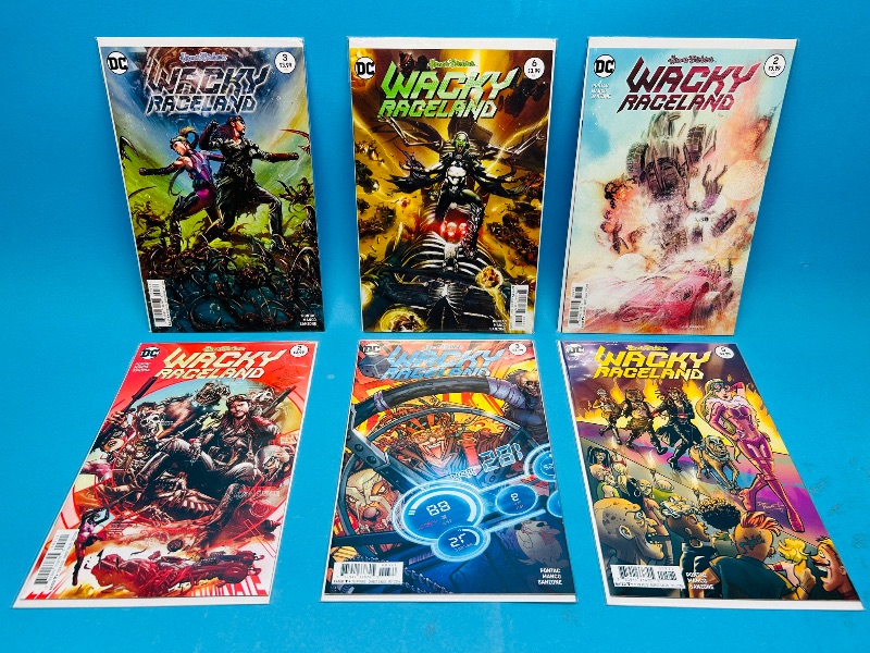 Photo 1 of 165357… 6 Wacky Raceland comics in plastic sleeves 