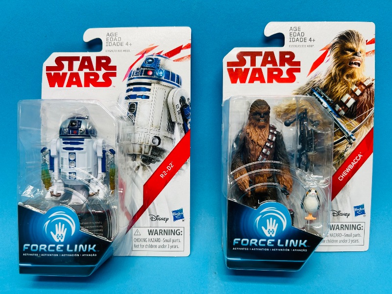 Photo 1 of 165365…2 Star Wars force link figures 