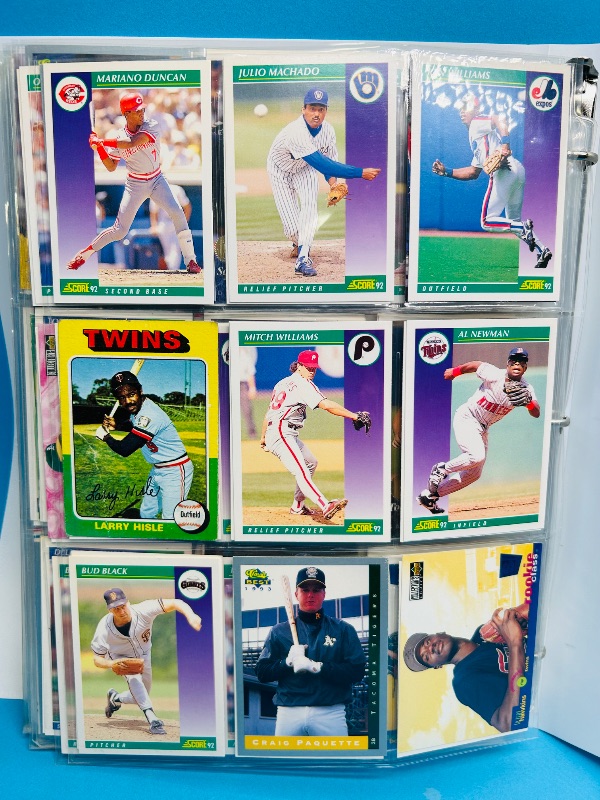 Photo 1 of 165378… final sale no returns/refunds-432 mixed baseball cards in binder 