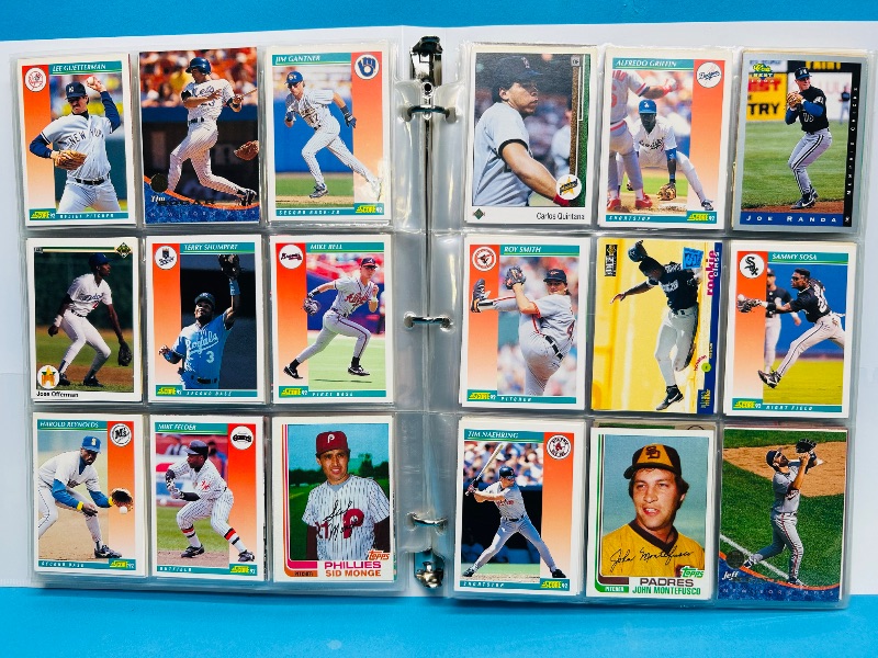 Photo 1 of 165378… final sale no returns/refunds-432 mixed baseball cards in binder 