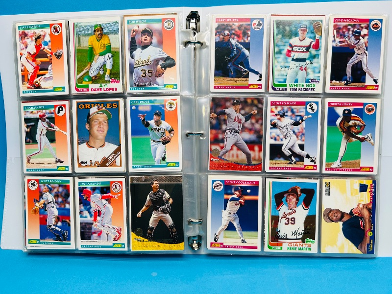 Photo 1 of 165378… final sale no returns/refunds-432 mixed baseball cards in binder 