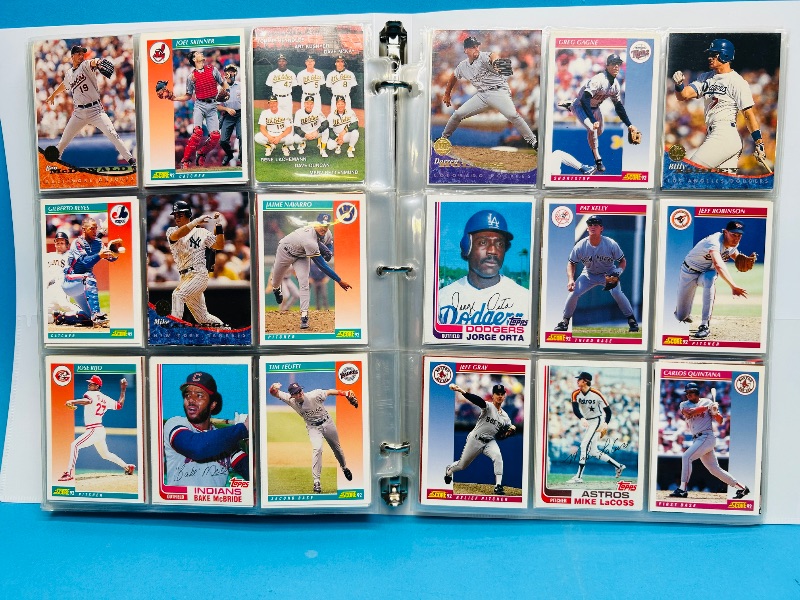 Photo 1 of 165378… final sale no returns/refunds-432 mixed baseball cards in binder 