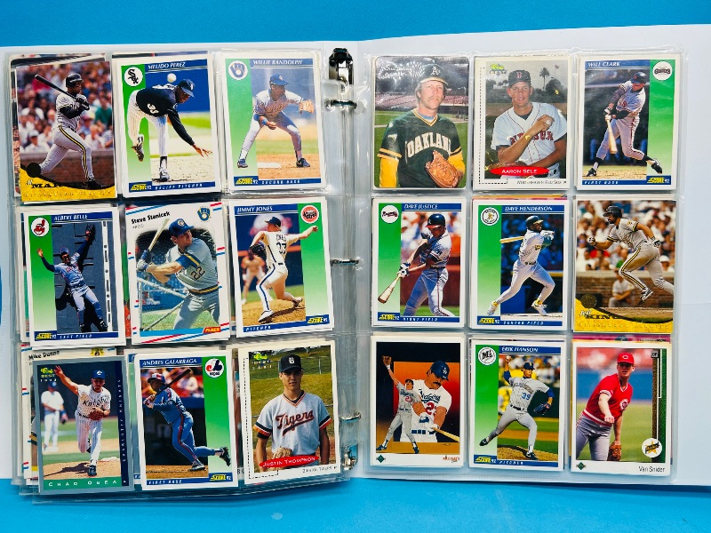 Photo 1 of 165378… final sale no returns/refunds-432 mixed baseball cards in binder 