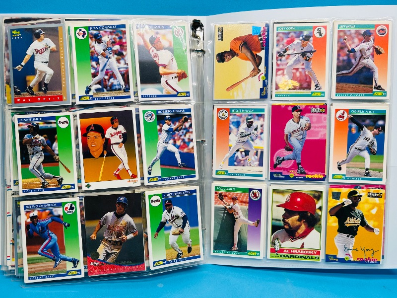 Photo 1 of 165378… final sale no returns/refunds-432 mixed baseball cards in binder 