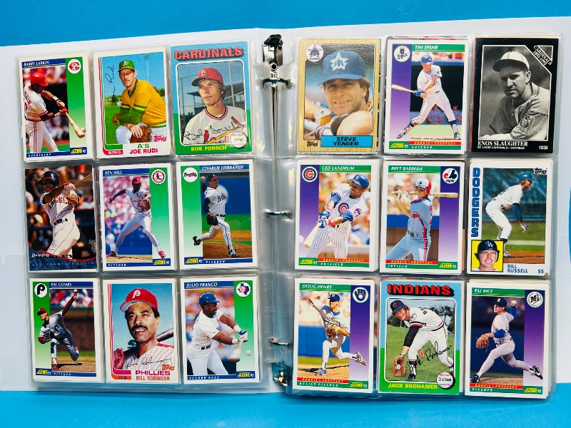 Photo 1 of 165378… final sale no returns/refunds-432 mixed baseball cards in binder 