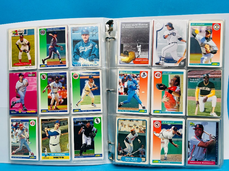 Photo 1 of 165378… final sale no returns/refunds-432 mixed baseball cards in binder 
