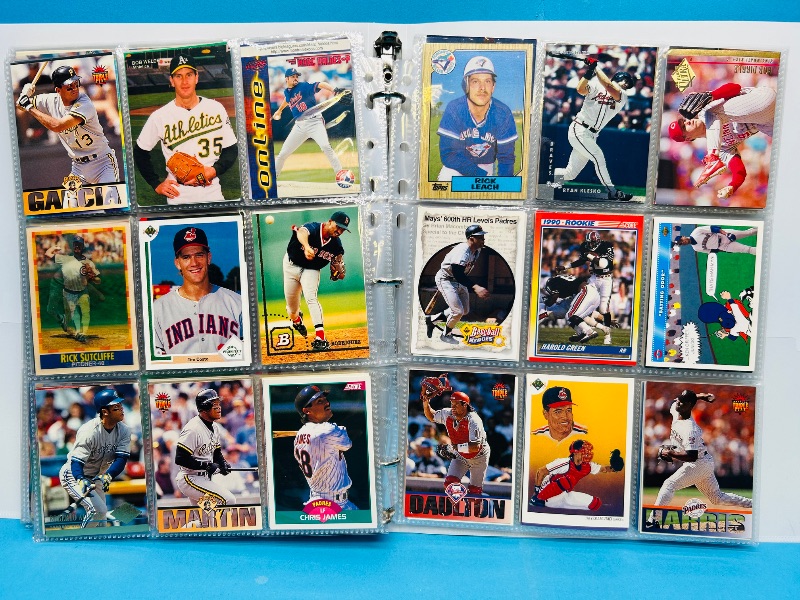Photo 1 of 165379…  final sale no returns/refunds-360 mixed baseball cards in binder 