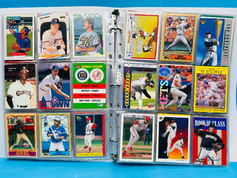 Photo 1 of 165379…  final sale no returns/refunds-360 mixed baseball cards in binder 