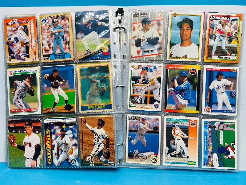 Photo 1 of 165379…  final sale no returns/refunds-360 mixed baseball cards in binder 