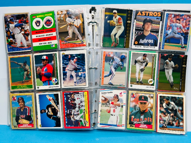 Photo 1 of 165380…  final sale no returns/refunds-342 mixed baseball cards in binder 