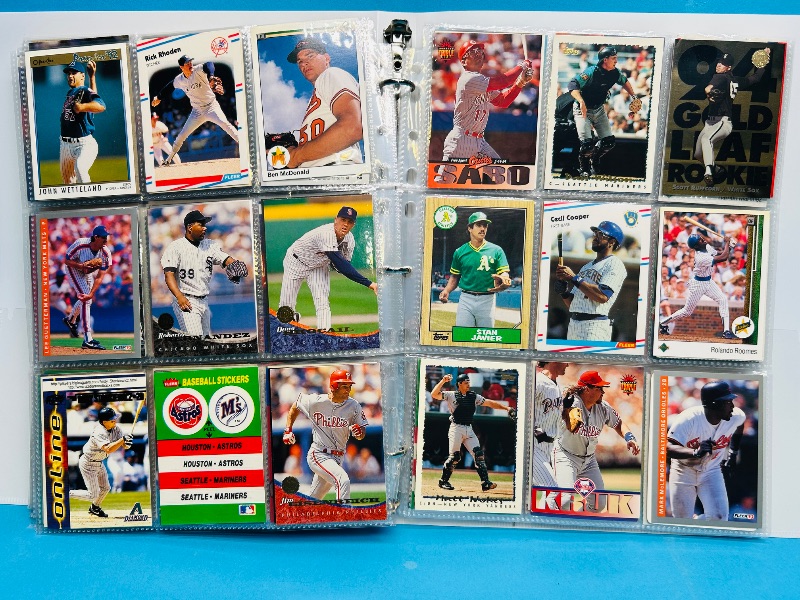 Photo 1 of 165380…  final sale no returns/refunds-342 mixed baseball cards in binder 