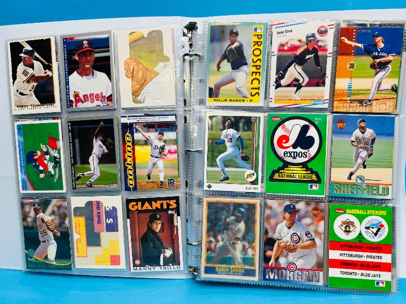 Photo 1 of 165380…  final sale no returns/refunds-342 mixed baseball cards in binder 