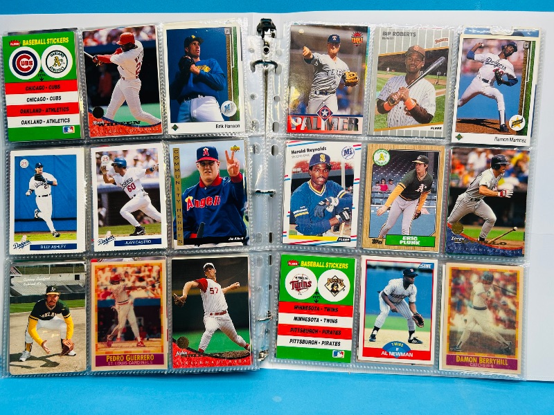 Photo 1 of 165380…  final sale no returns/refunds-342 mixed baseball cards in binder 