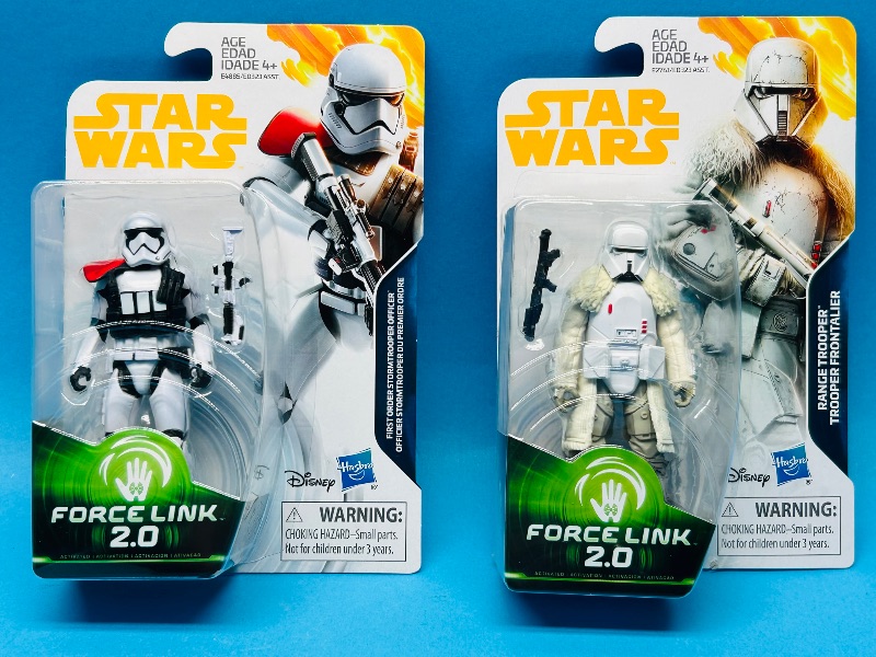 Photo 1 of 165387… 2 Star Wars force link 2.0 figures 