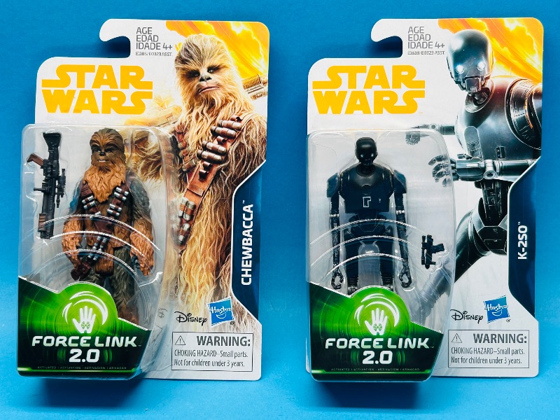 Photo 1 of 165388… 2 Star Wars force link 2.0 figures 
