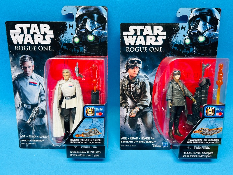 Photo 1 of 165390… 2 Star Wars  Rogue one figures 