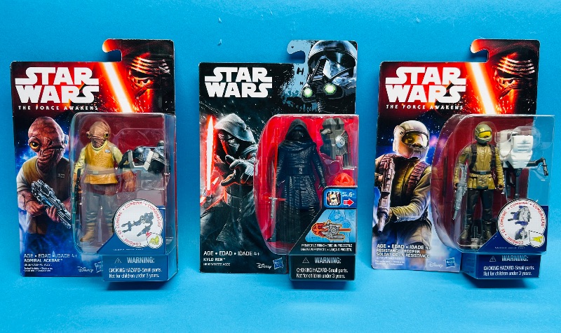 Photo 1 of 165393… 3 Star Wars figures 