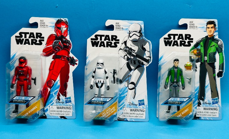 Photo 1 of 165395… 3 Star Wars  Disney figures 