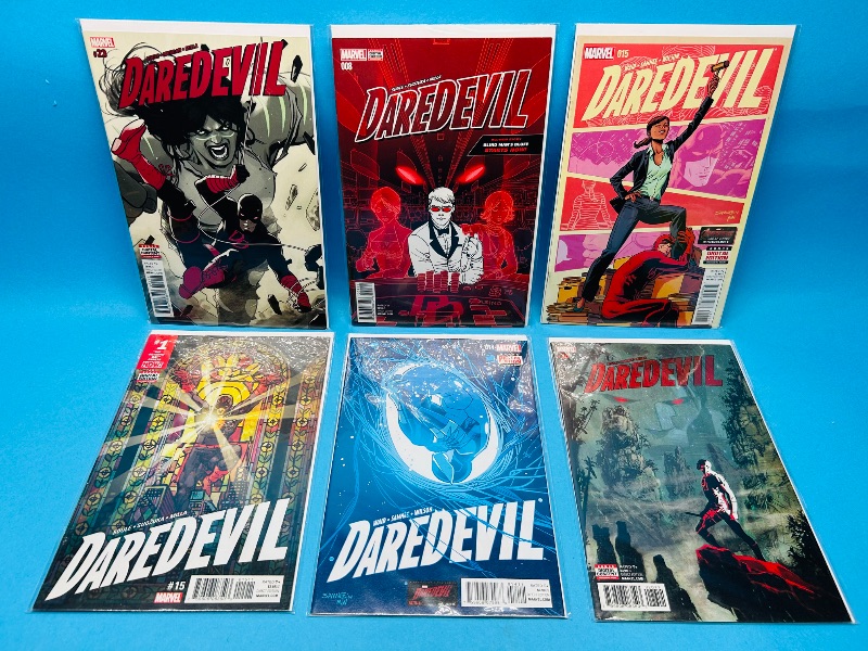 Photo 1 of 165400…6 daredevil comics in plastic sleeves 