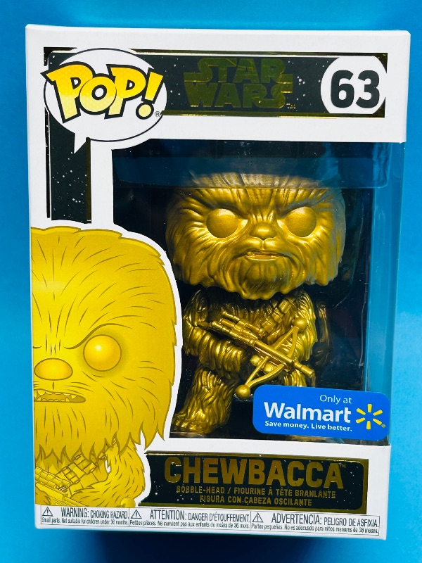 Photo 1 of 165402…Funko Pop Star Wars Chewbacca bobble head figure 