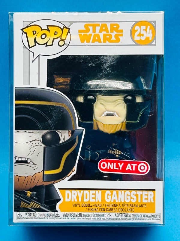 Photo 1 of 165403… Funko Pop Star Wars Dryden Gangster vinyl bobble head figure 