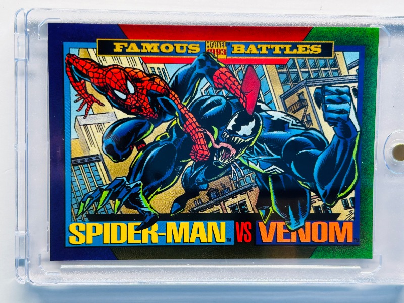 Photo 1 of 165416…marvel Spider-Man vs. Venom card 152 in hard plastic case