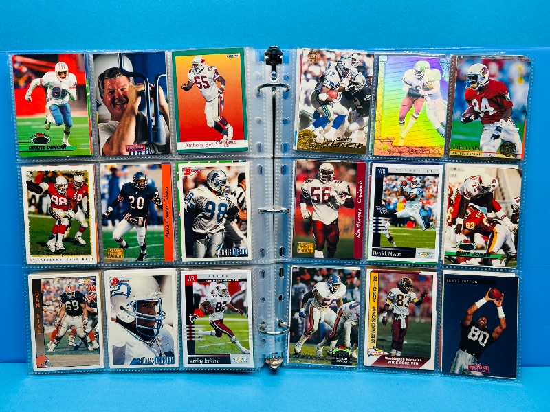 Photo 1 of 165433…final sale no returns/refunds-270 mixed football cards in binder 