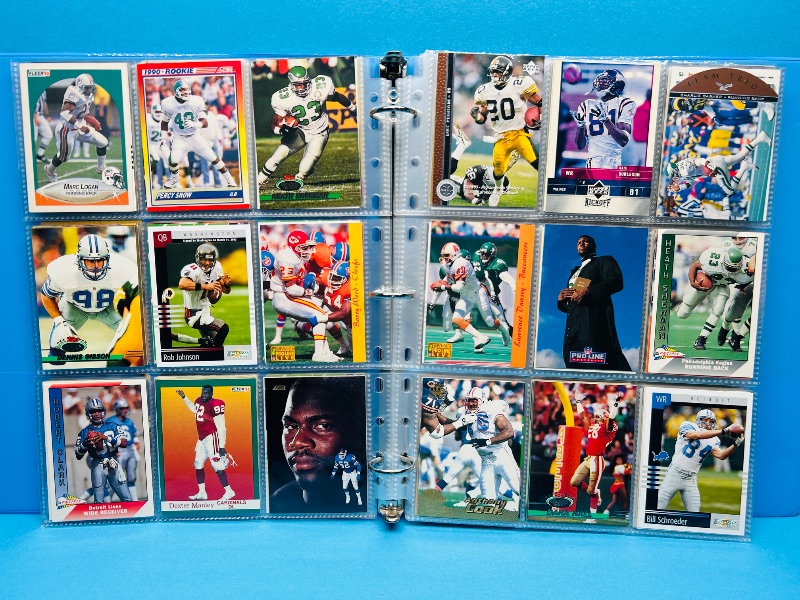 Photo 1 of 165433…final sale no returns/refunds-270 mixed football cards in binder 