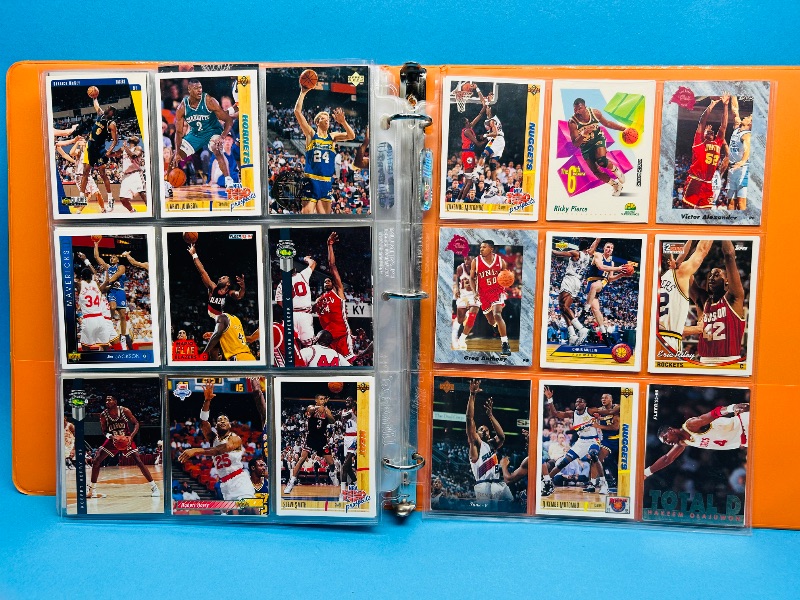 Photo 1 of 165446… final sale no returns/refunds- 270 mixed basketball cards in binder