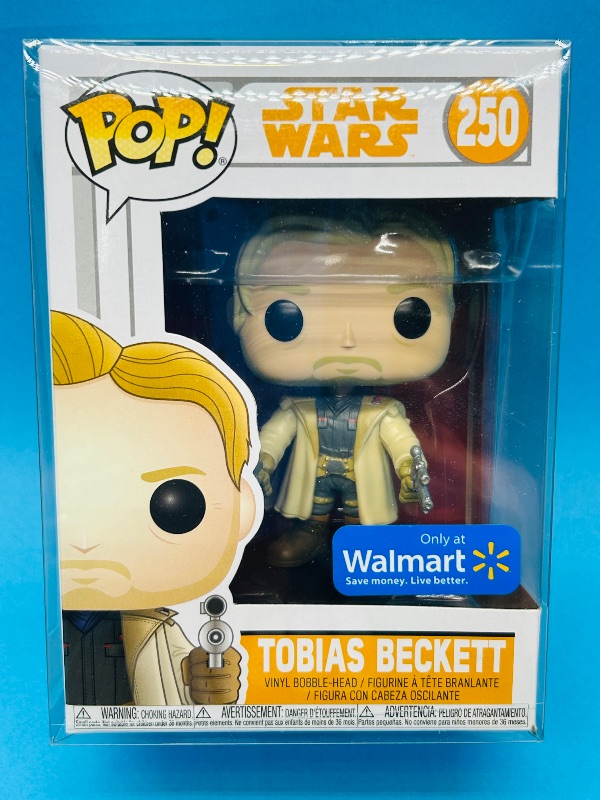 Photo 1 of 165453…Funko Pop Star Wars Tobias Beckett vinyl bobble head figure 