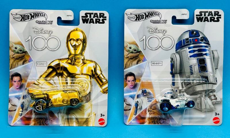 Photo 1 of 165455…Star Wars hot wheels Disney 100 die cast cars 