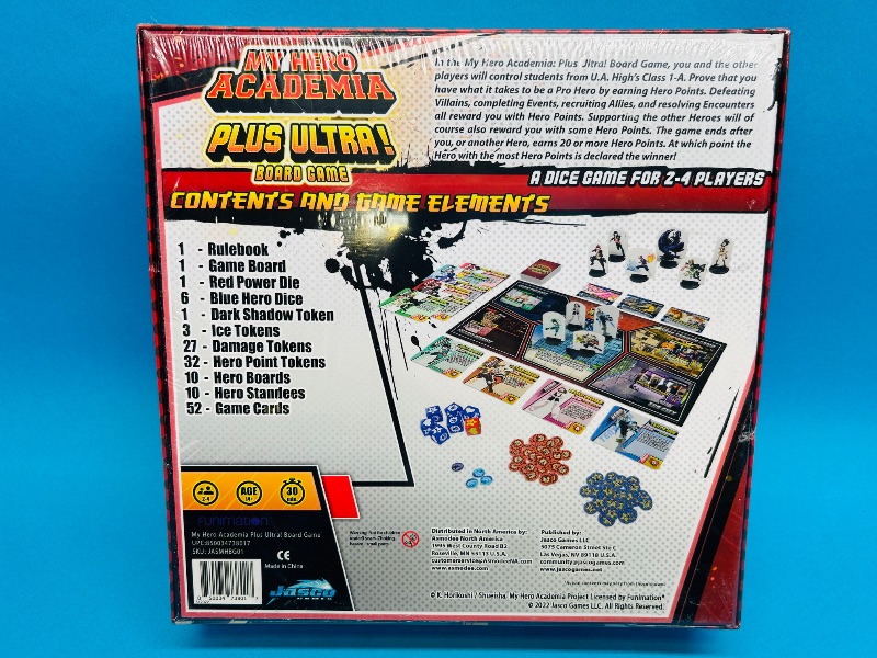 Photo 1 of 165469…SEALED My hero academia plus ultra board game -exclusive foil cards inside 