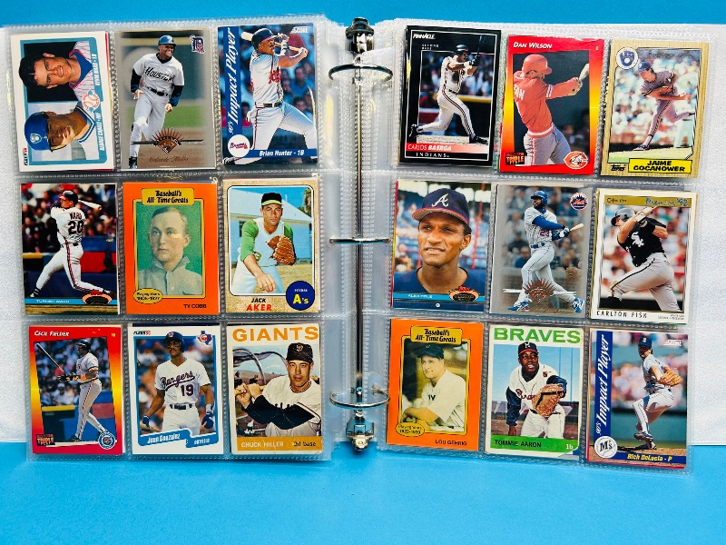 Photo 1 of 165476…final sale no returns/refunds- 360 mixed baseball cards in binder 