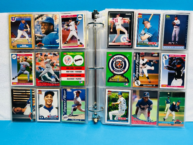 Photo 1 of 165476…final sale no returns/refunds- 360 mixed baseball cards in binder 