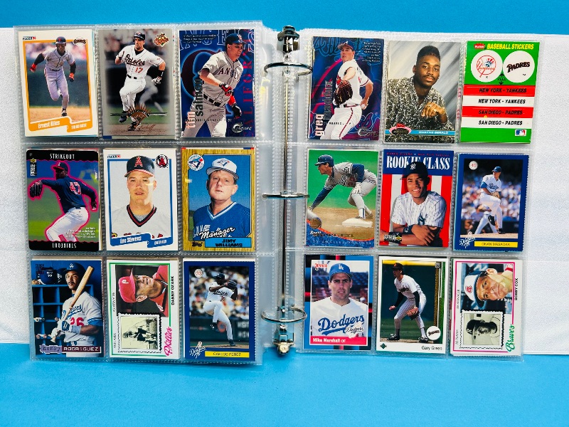 Photo 1 of 165476…final sale no returns/refunds- 360 mixed baseball cards in binder 