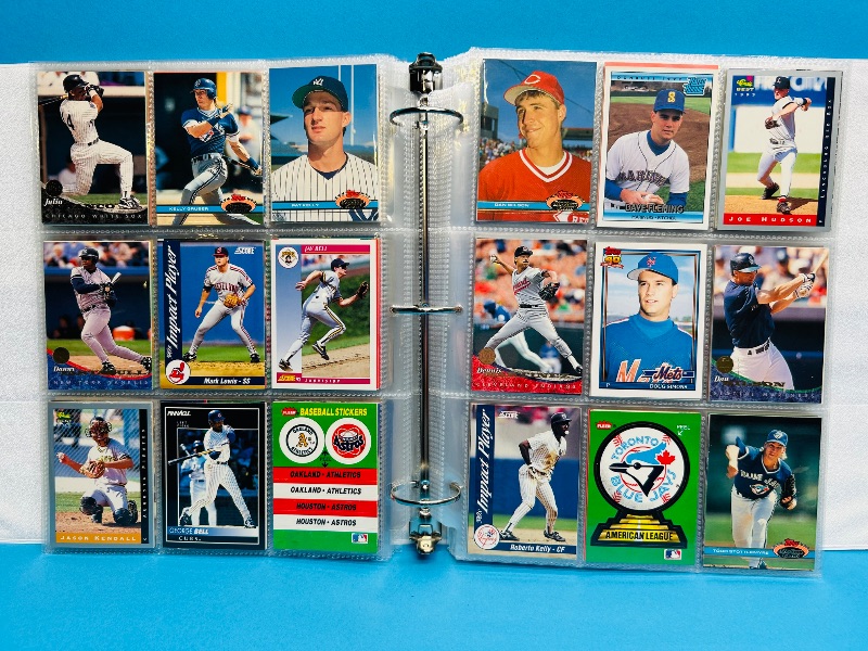 Photo 1 of 165476…final sale no returns/refunds- 360 mixed baseball cards in binder 