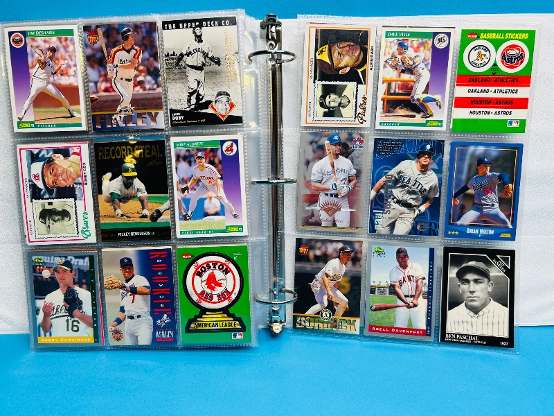 Photo 1 of 165476…final sale no returns/refunds- 360 mixed baseball cards in binder 
