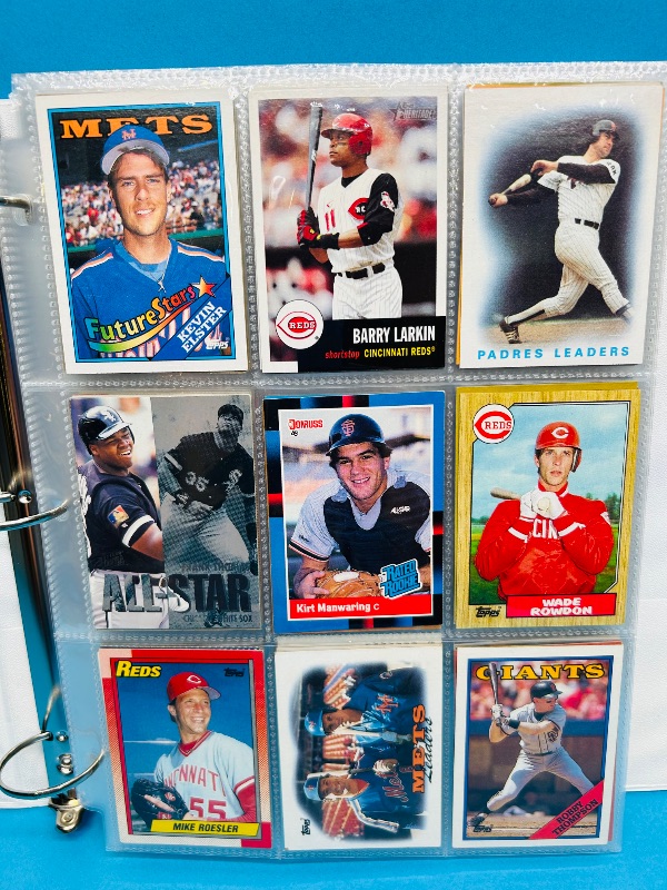 Photo 1 of 165476…final sale no returns/refunds- 360 mixed baseball cards in binder 