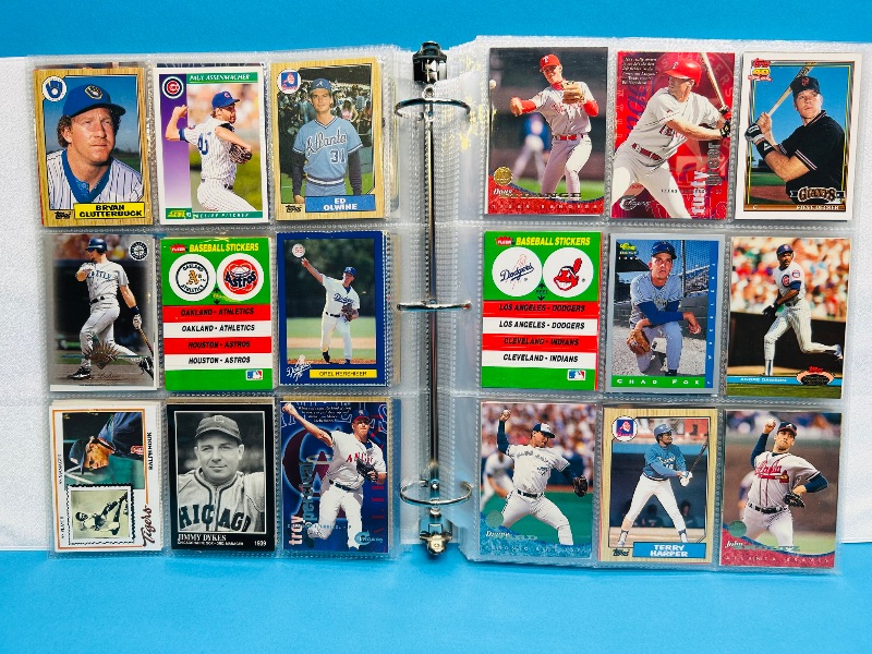 Photo 1 of 165476…final sale no returns/refunds- 360 mixed baseball cards in binder 
