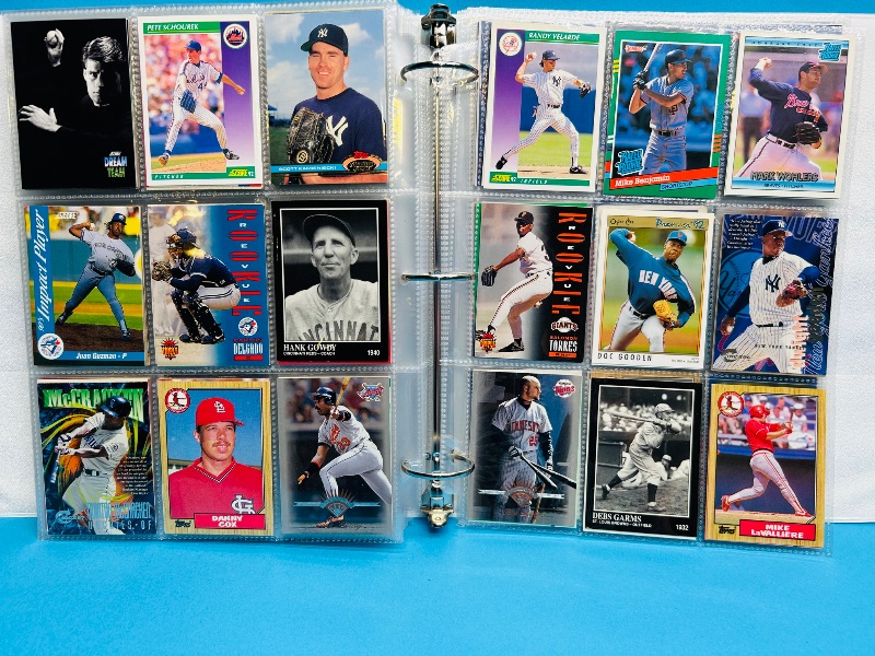 Photo 1 of 165476…final sale no returns/refunds- 360 mixed baseball cards in binder 