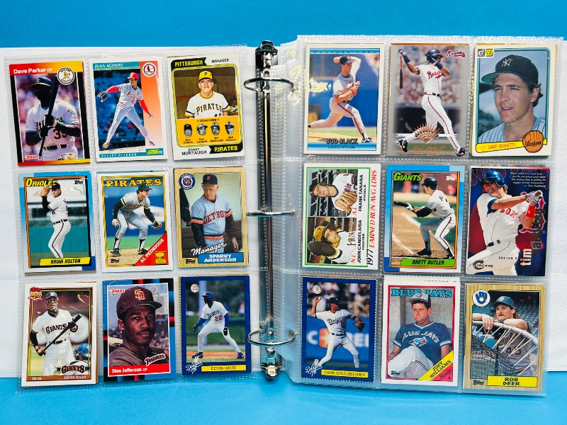 Photo 1 of 165476…final sale no returns/refunds- 360 mixed baseball cards in binder 