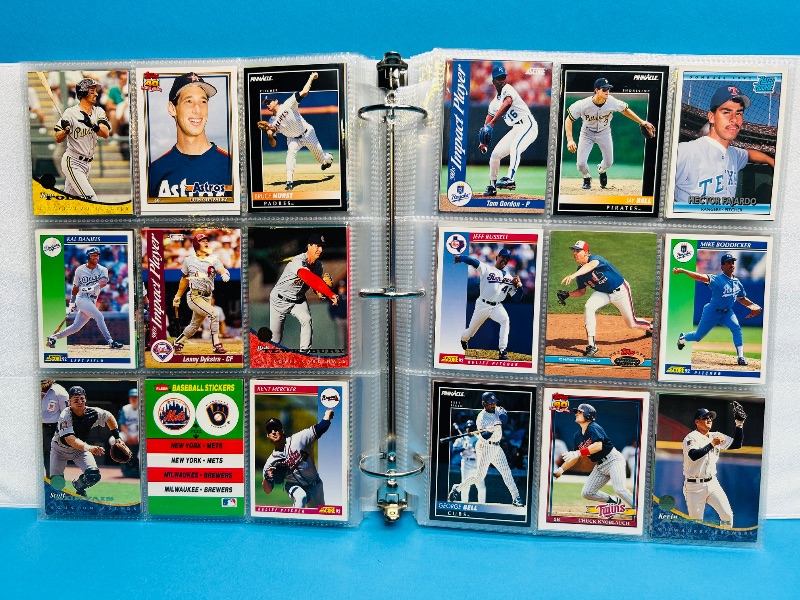 Photo 1 of 165476…final sale no returns/refunds- 360 mixed baseball cards in binder 