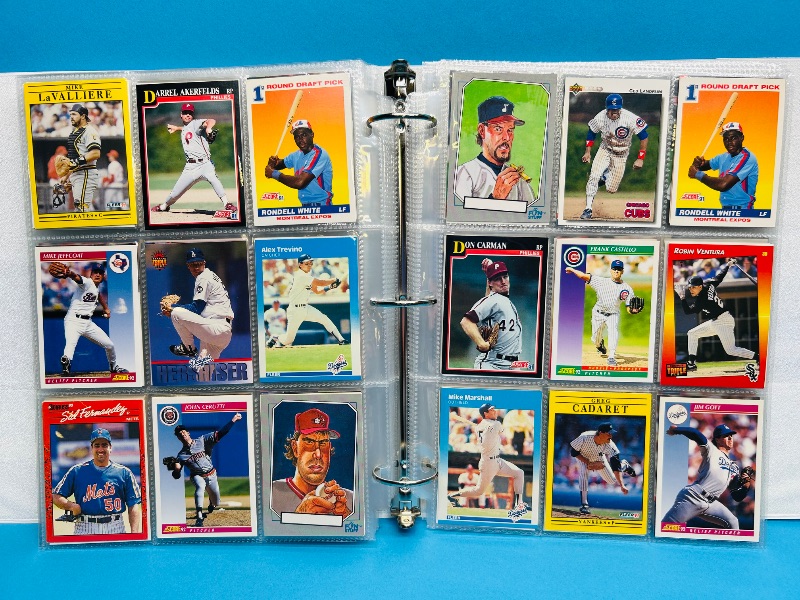 Photo 1 of 165477… final sale no returns/refunds- 360 mixed baseball cards in binder 