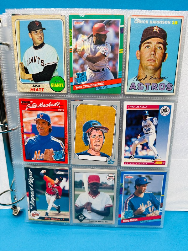 Photo 1 of 165477… final sale no returns/refunds- 360 mixed baseball cards in binder 