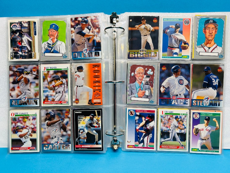 Photo 1 of 165477… final sale no returns/refunds- 360 mixed baseball cards in binder 