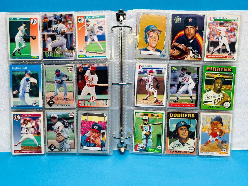 Photo 1 of 165477… final sale no returns/refunds- 360 mixed baseball cards in binder 
